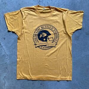 1990 Colorado Buffalo Football Tee. Size XL on the made in USA screenstars tag.
